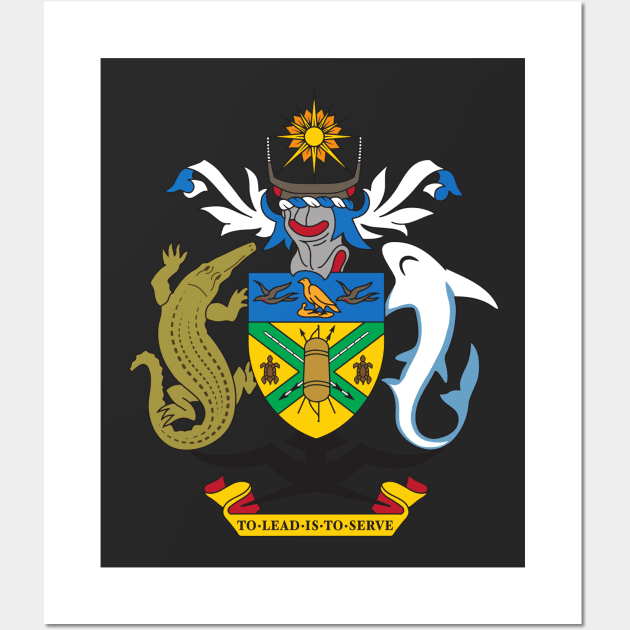 Coat of arms of the Solomon Islands Wall Art by Flags of the World